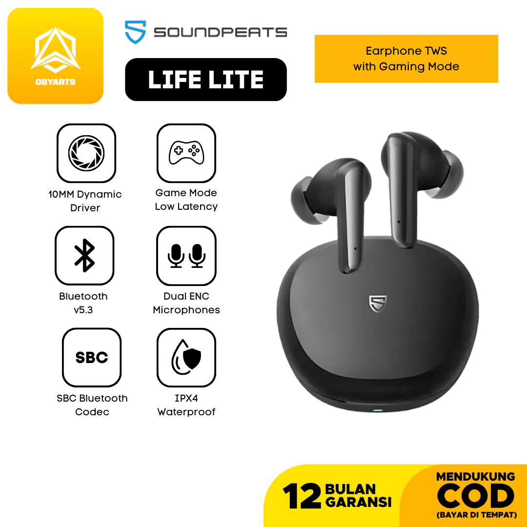 Soundpeats True Wireless Lite SoundPeats Life Lite TWS Earphone