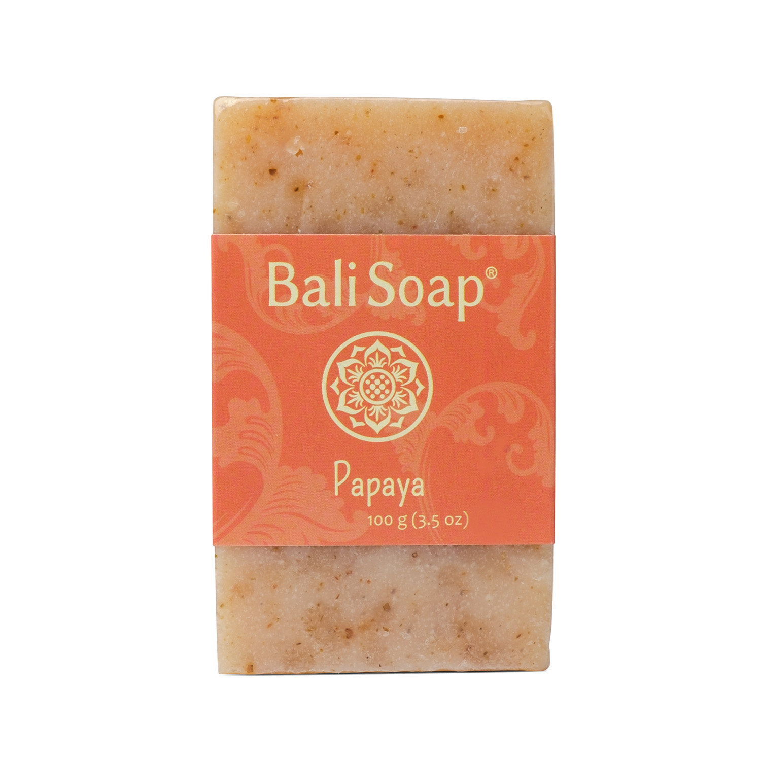 Bali Soap Fragrant Oil Bar Soap Papaya 100g SOUVENIR FROM BALI
