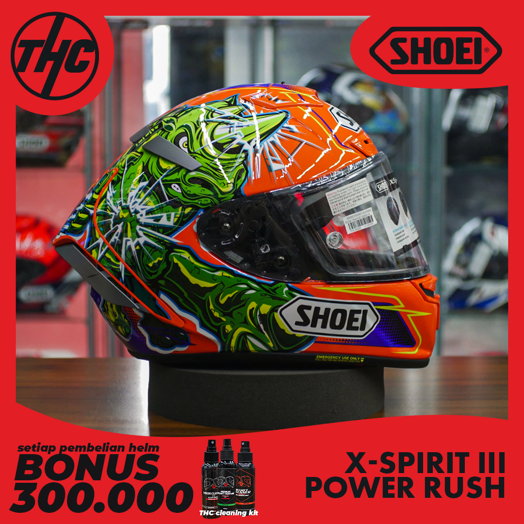 Shoei x spirit hot sale 3 power rush