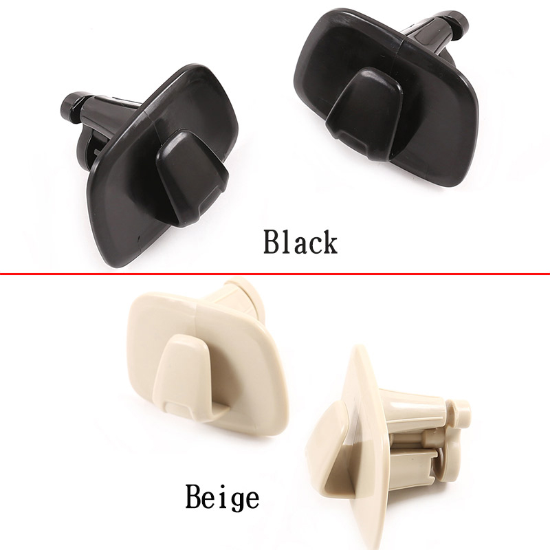 2Pcs Car ABS Interior Roof Hooks Clothes Hanger Hook Trim for Volvo V90