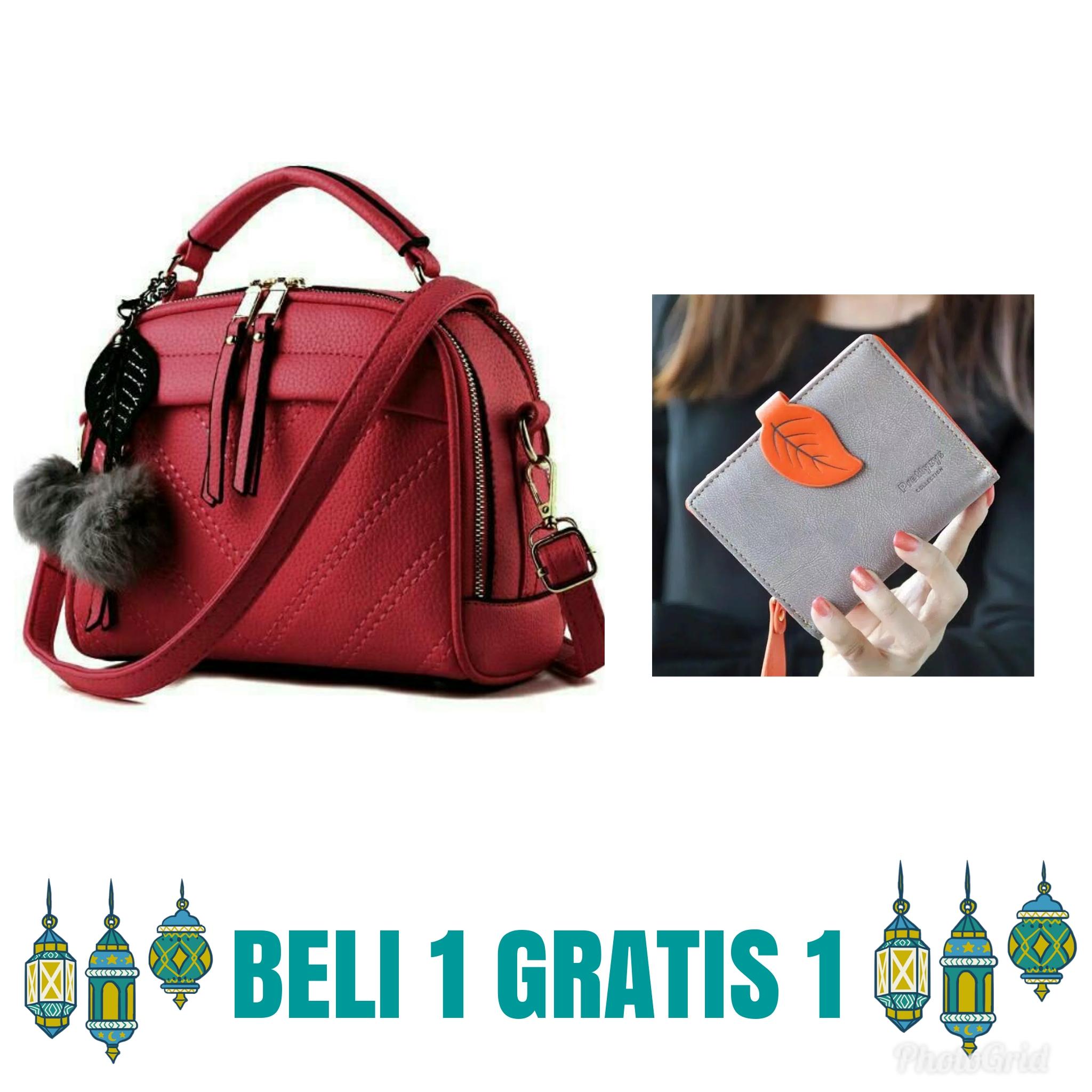 MILA BAG GRATIS DOMPET DAUN MINI (LEBIH HEMAT)