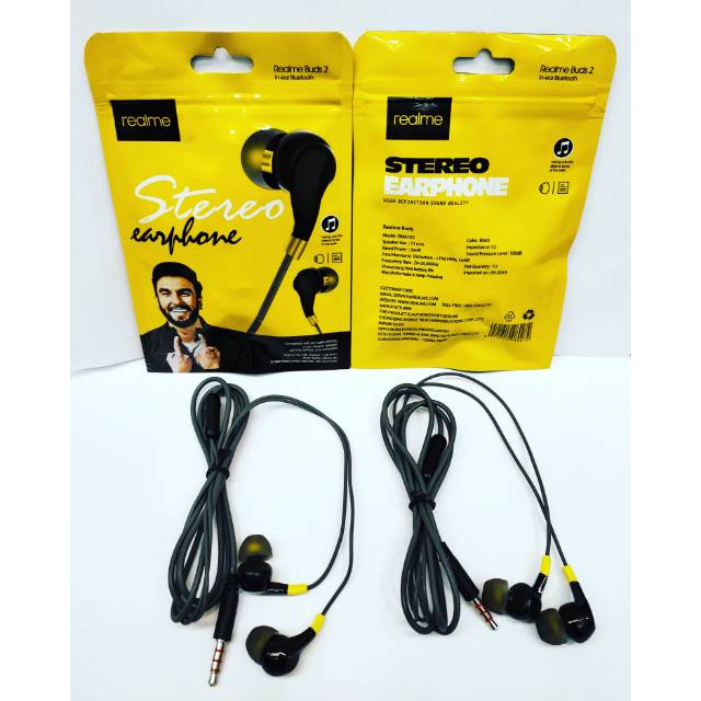 Stereo earphones realme sale