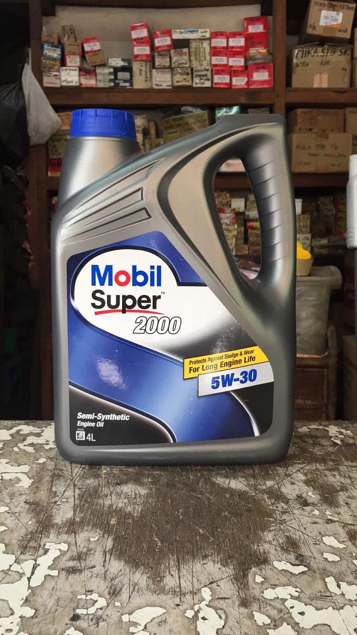 OLI MOBIL SUPER 2000 SAE 5W-30 GALON 4 LITER