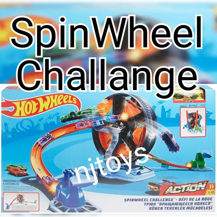 hot wheels action spinwheel challenge playset