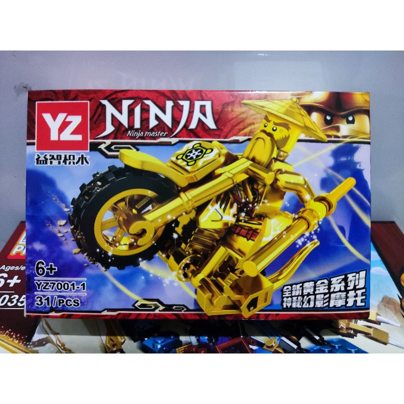 Brick.id Mainan Anak Bricks Ninjago Rambut Api + Motor Dan Minifigure ...