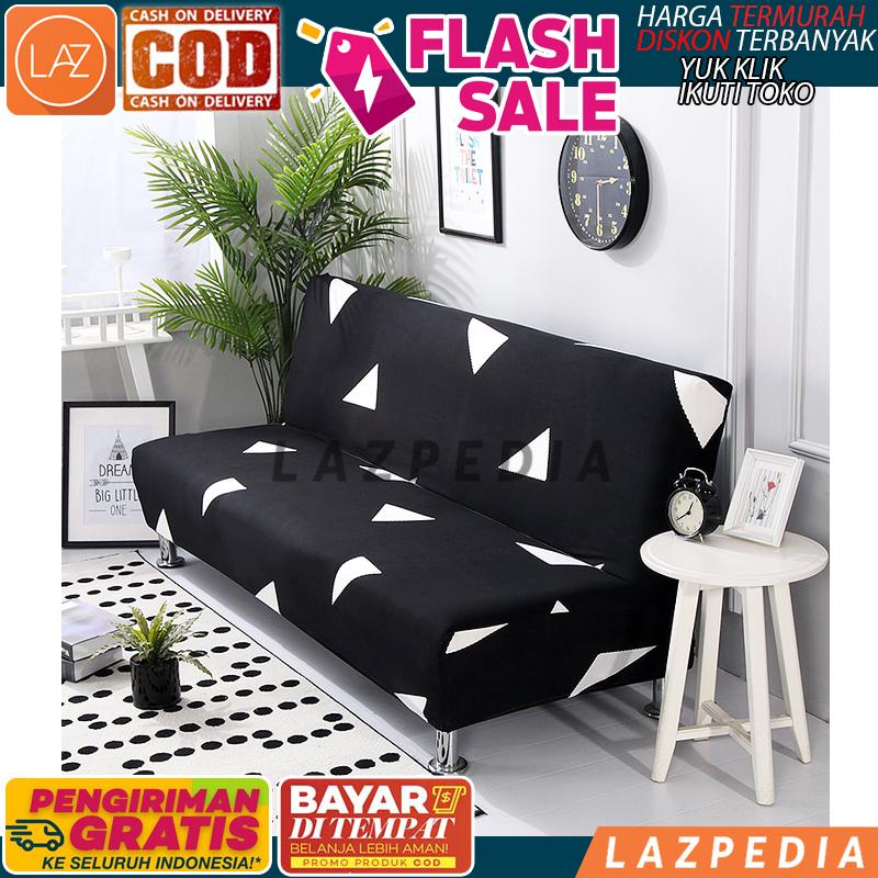 BAYAR DITEMPAT - Cover SOFA BED / Sarung SOFA BED Stretch Elastis / Pelindung Sofa / Aksesoris Sofa - A1554