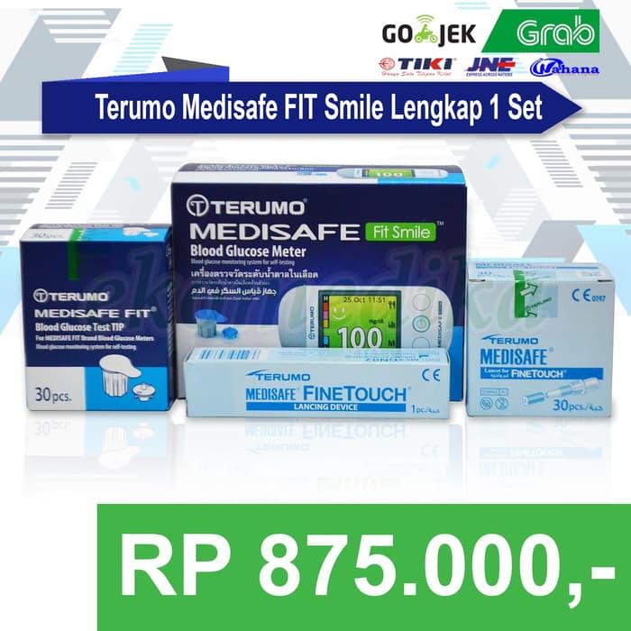 Terumo Medisafe Fit Smile Lengkap 1 Set / Alat Cek Gula Darah Terumo