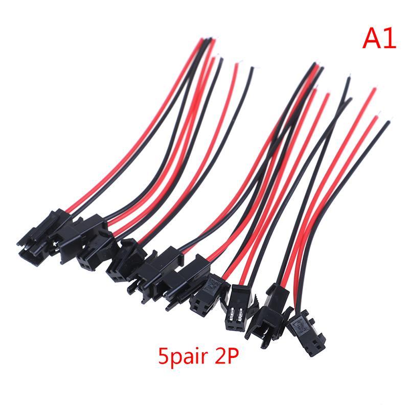 Bảng giá XIN 5 Cặp SM 2Pin 3Pin 4Pin Đầu Nối Dây LED Nam Và Nữ 20Cm