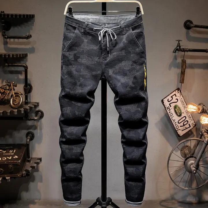 fleece lined camo jeans