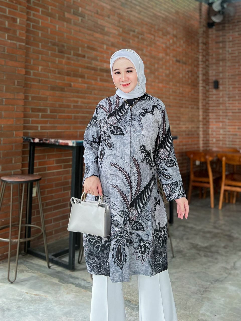 D2 Batik Tunik Batik Wanita Terbaru Tunik Batik Modern Tunik Batik