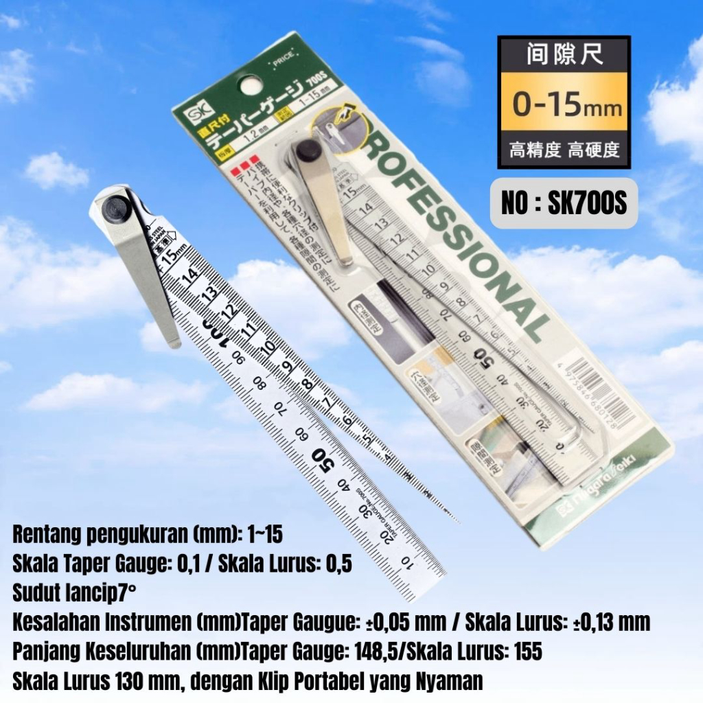 SK Taper gauge TPG 700 niigata seiki TPG700 A S Lazada Indonesia