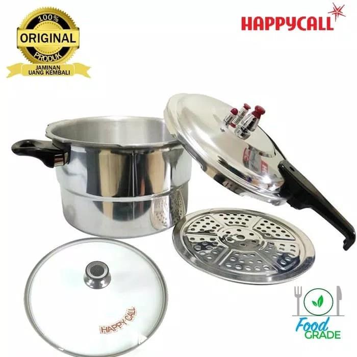 INDO WORLD TRADE-Panci presto Happy Call 8 Liter pressure cooker HC Panci Kukus