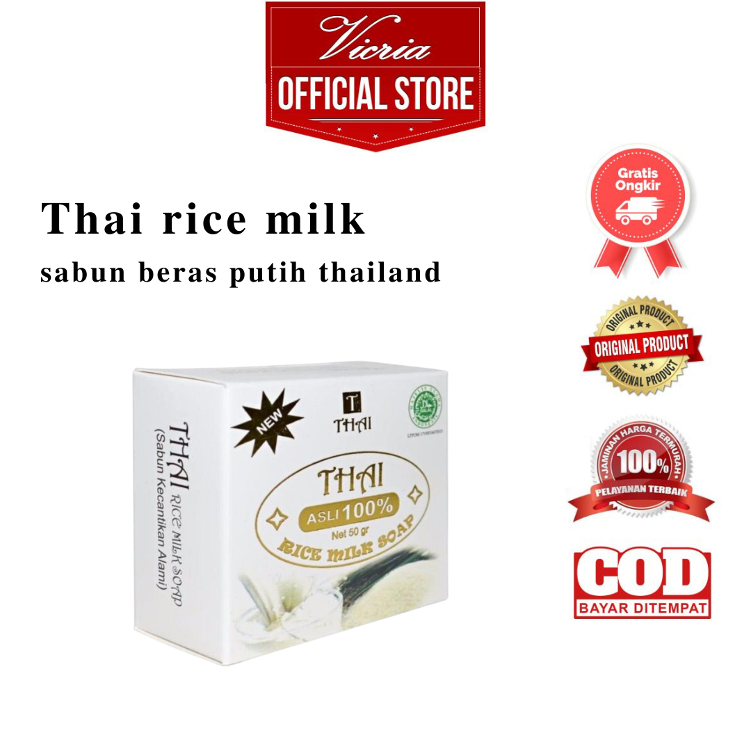 Thai rice milk soap sabun beras putih thailand Lazada Indonesia