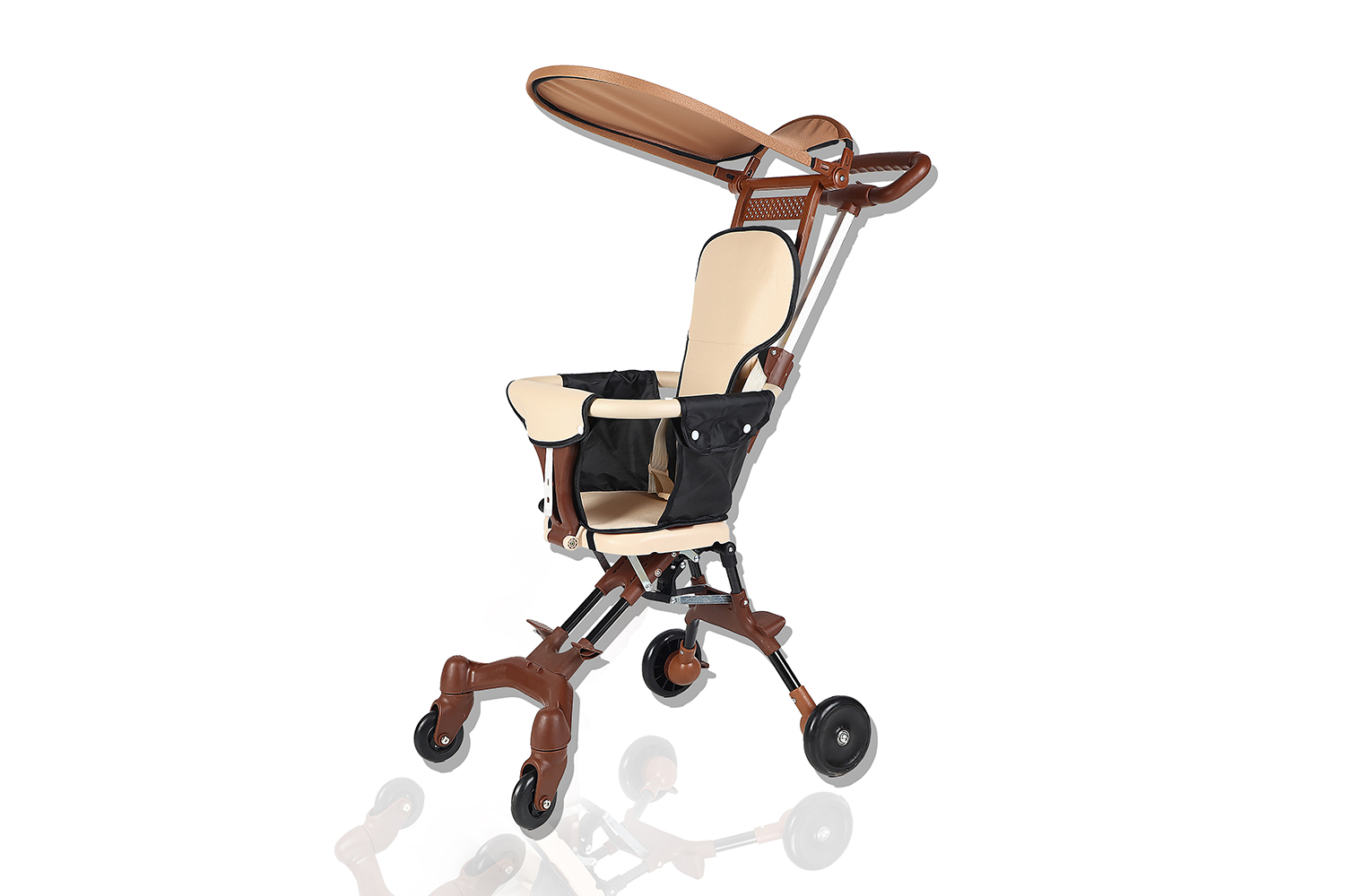 MMFLIGHT stroller bayi dapat lipat traveling duduk Small size 2 Arah