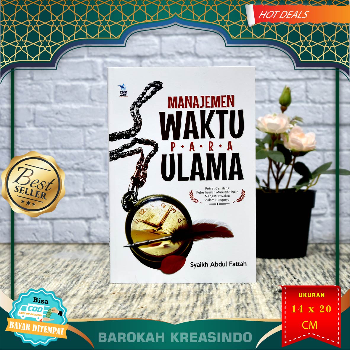 [100% ORIGINAL] Buku Manajemen Waktu Para Ulama / Penerbit Zam Zam ...