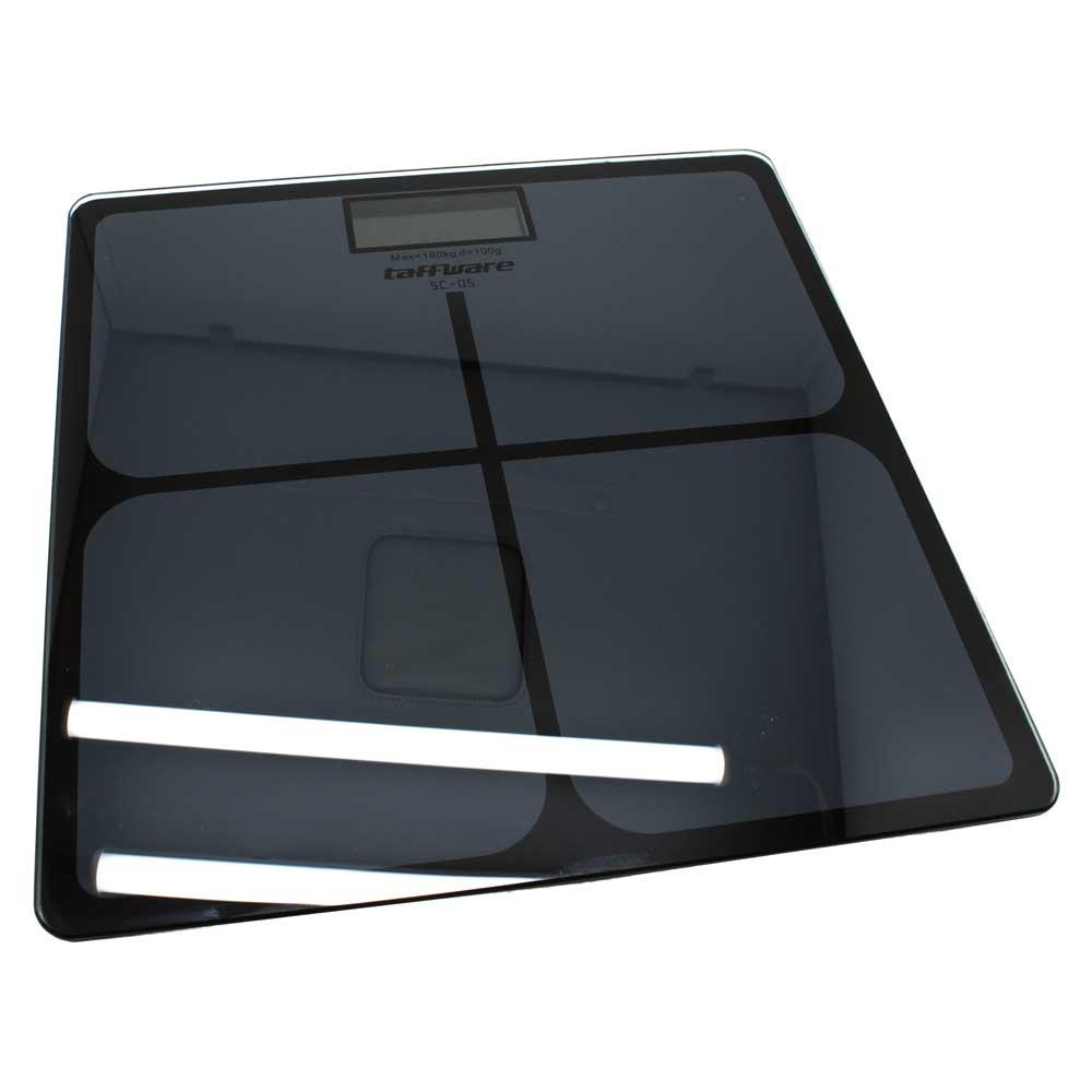 Taffware Timbangan Badan Kaca Elektronik 180KG - SC-05 - Black