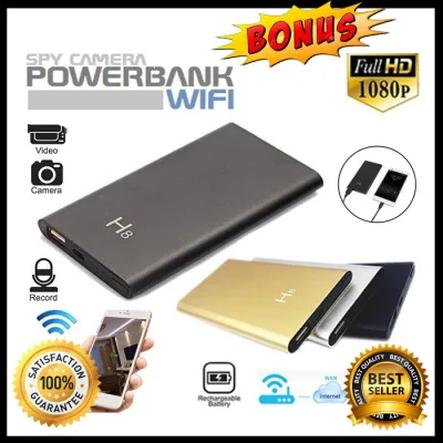 andilisyes Spy camera WIFI Power Bank H8 Fhd1080p Hidden Camcorder Infrared (DS18)