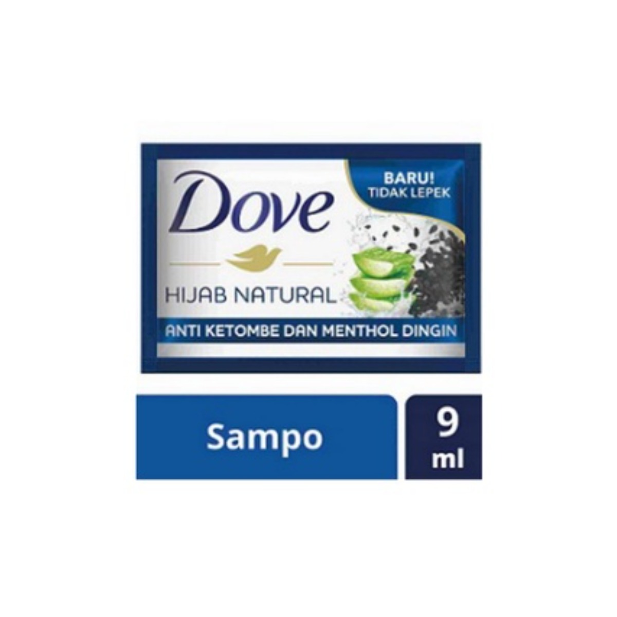 Dove Shampoo Hijab Natural Anti Ketombe dan Menthol Dingin sachet 9ml
