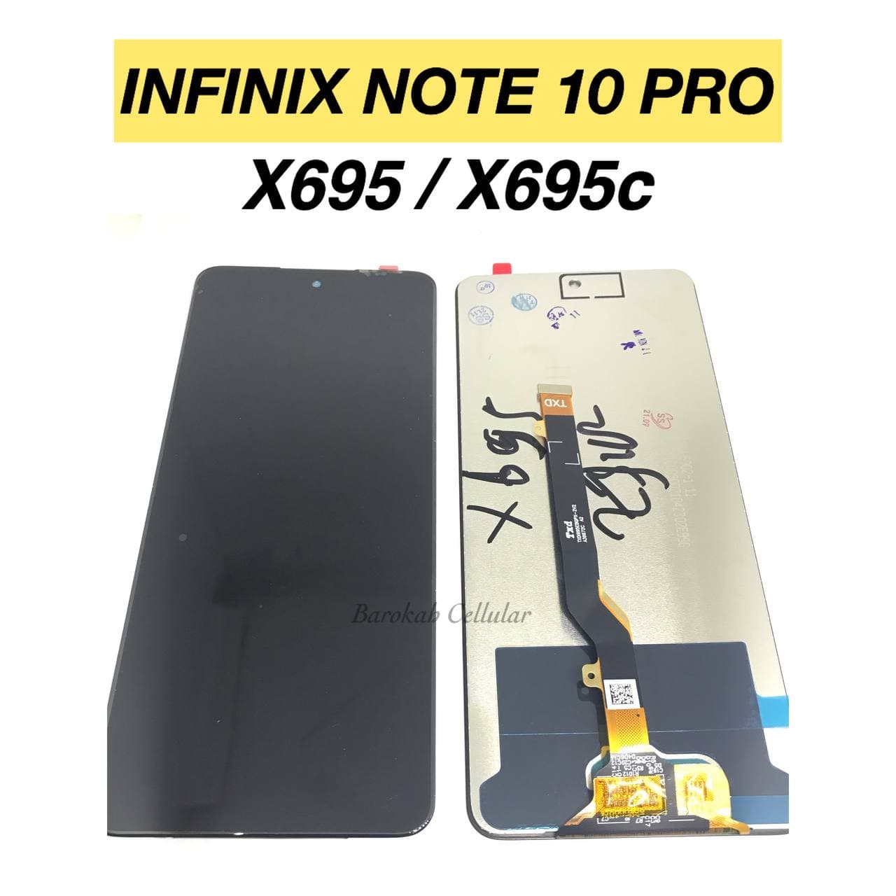 Lcd Touchscreen Infinix Note 10 Pro X695 X695c Fullset Lazada Indonesia