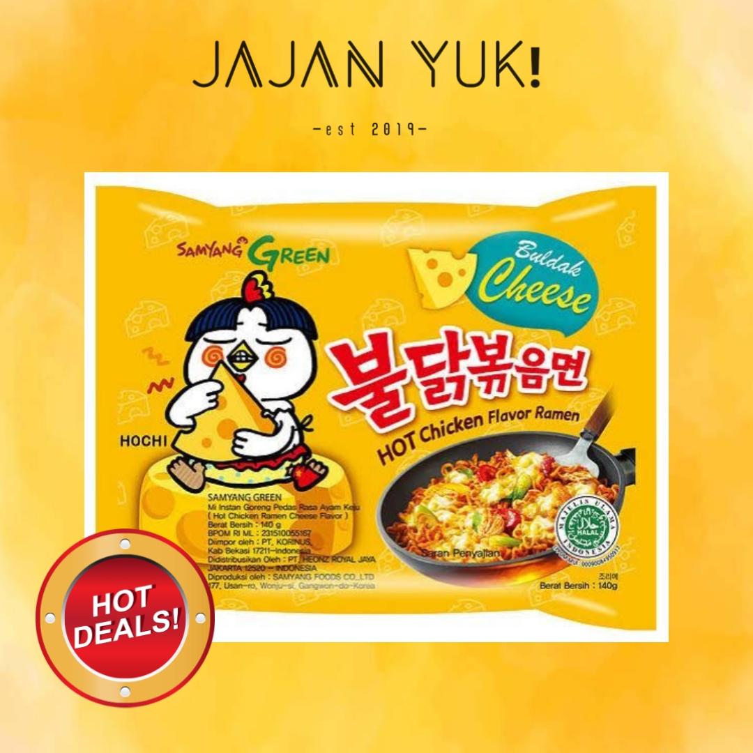 SAMYANG CHEESE HOT CHICKEN FLAVOUR RAMEN MIE INSTAN KOREA RASA KEJU