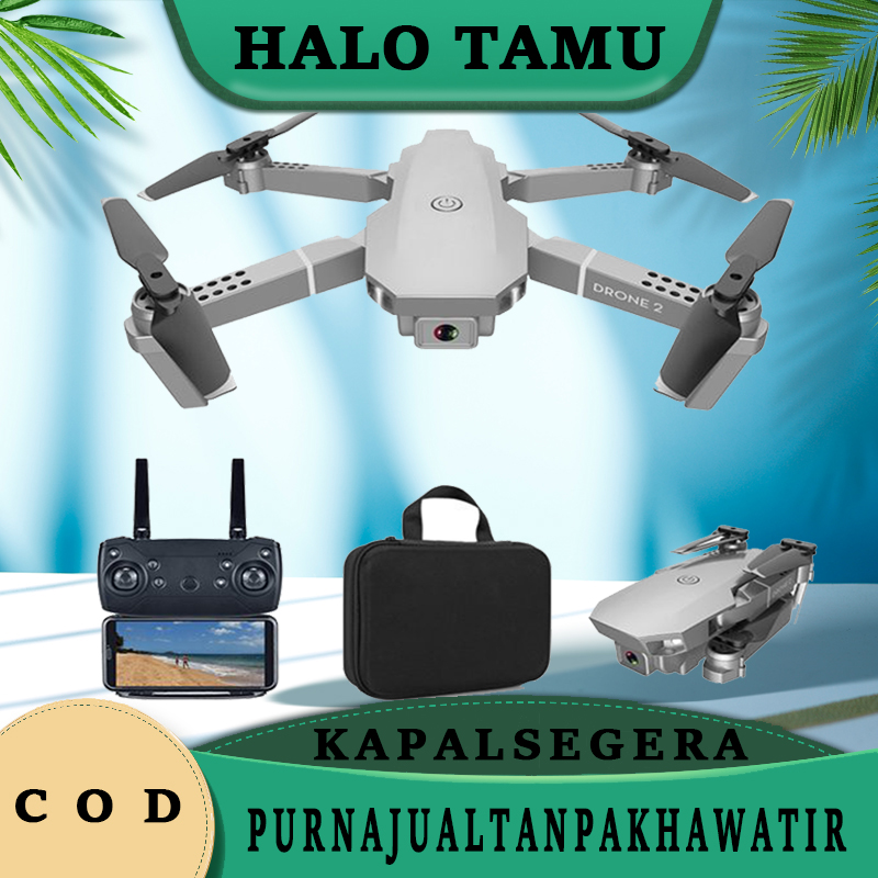 Lipat Quadcopter Drone Mainan Anak Laki laki E68pro Mini Drone HD 4K 1B Baterai 1080P WiFi FPV Kamera Drone Mode Tahan Ketinggian RC Lazada Indonesia