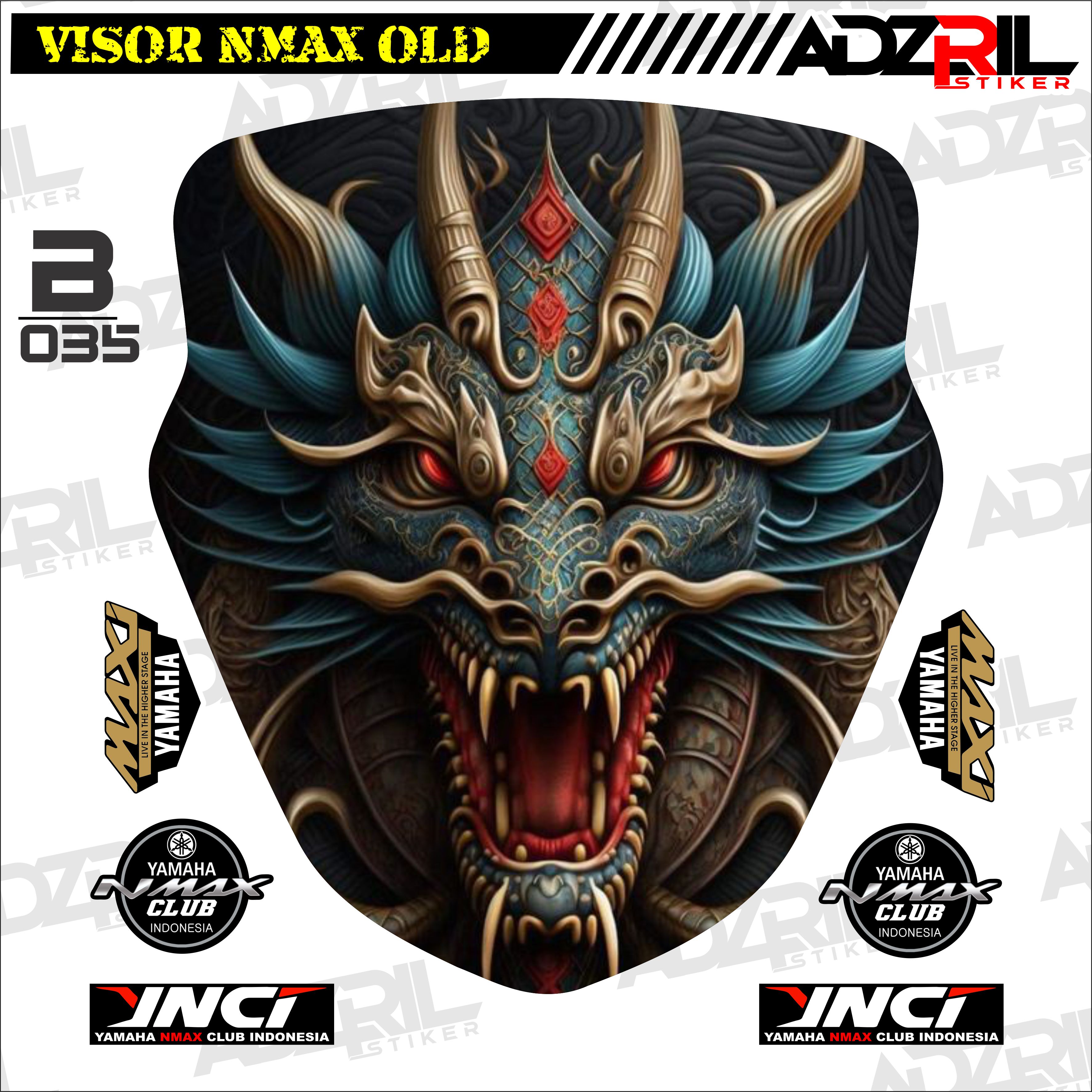 Gambar Kepala Naga Hitam Putih