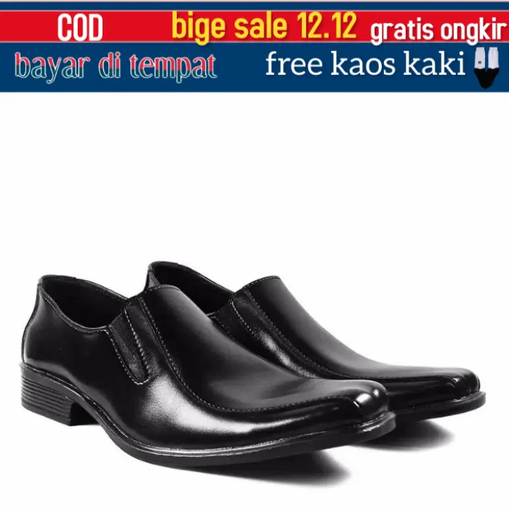 Sepatu Pantofel Pria Kulit Sapi Asli Formal Kerja Kantor Lg 902 Murah Dapat Bonus Kaos Kaki Bayar Di Tempat Shoesschool Lazada Indonesia