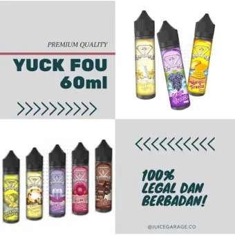 Promo 5 Botol Liquid Vape 60 Ml Yuck Fou 10 Rasa Enak Untuk Vape