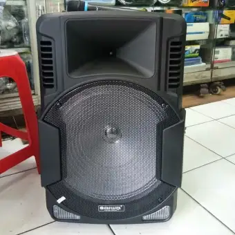 speaker portable aiwa 15 inch