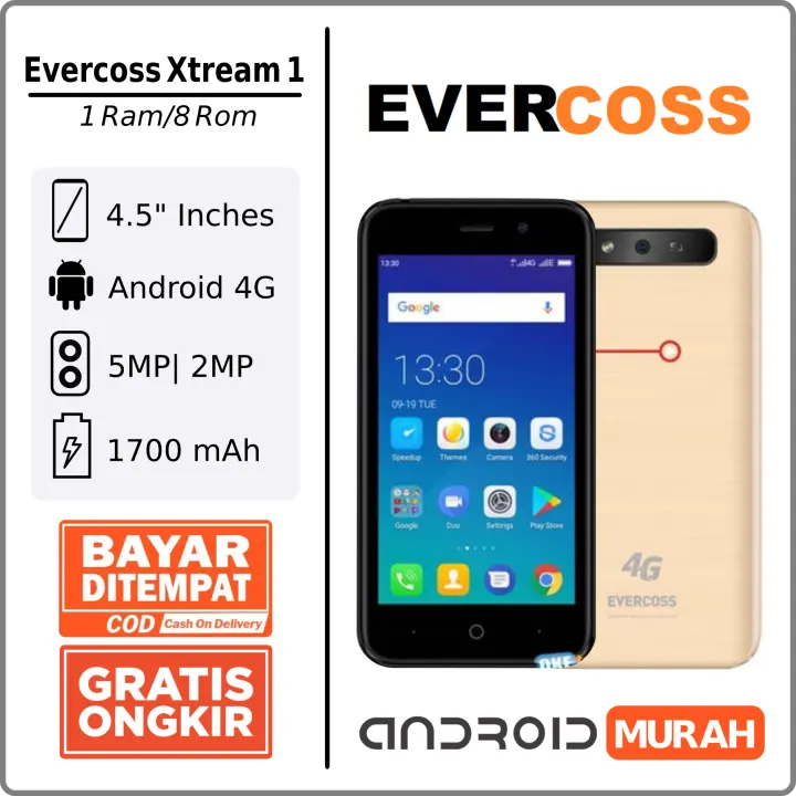 Hp Murah 500 Ribuan 4g Evercoss S45 Xtreme 1 Lazada Indonesia