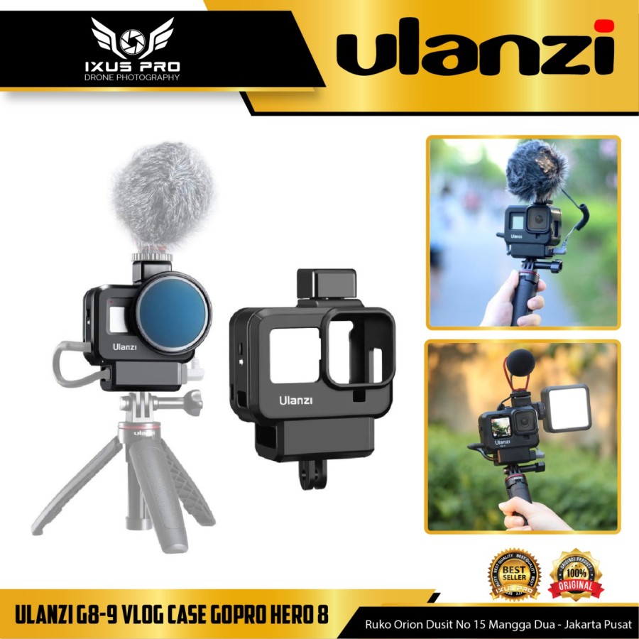ULANZI G8-9 Vlog Case GoPro Hero Vlogging Casing Frame with Hot