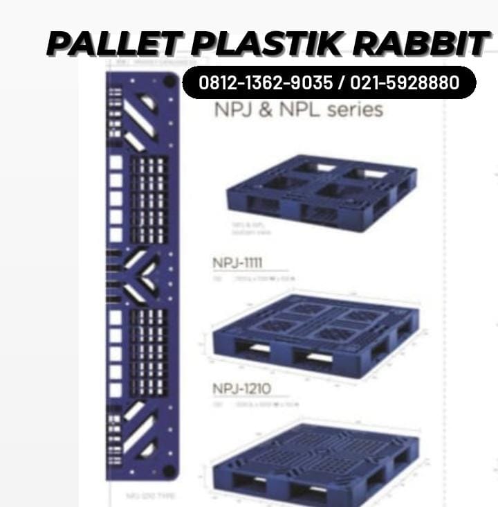 PALLET PLASTIK RABBIT NPJ 1210 PALET PLASTIK MEREK RABBIT Lazada