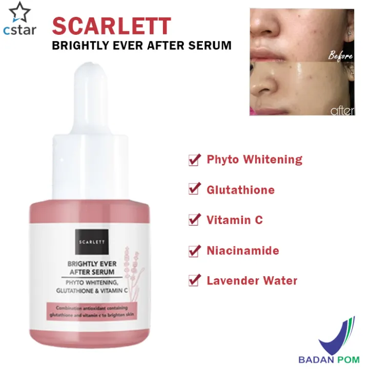 scarlett serum glowing