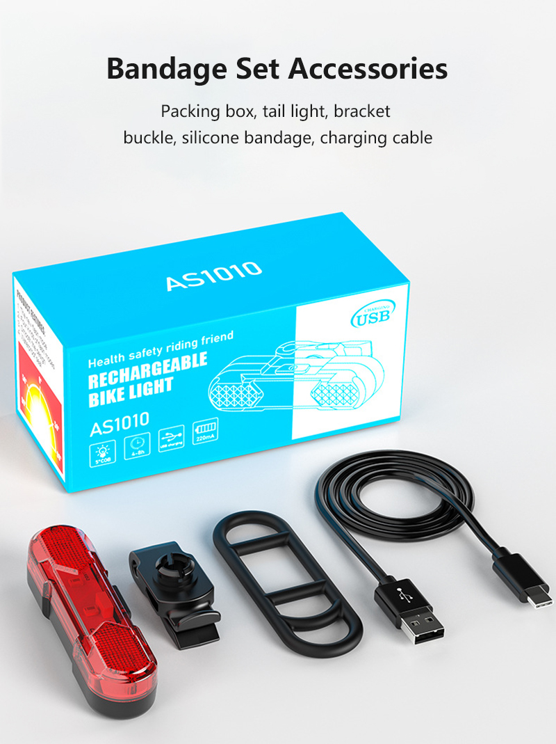 WHEEL UP Waterproof LED MTB Bike Bicycle Light Rear Tail Light RED Lamp