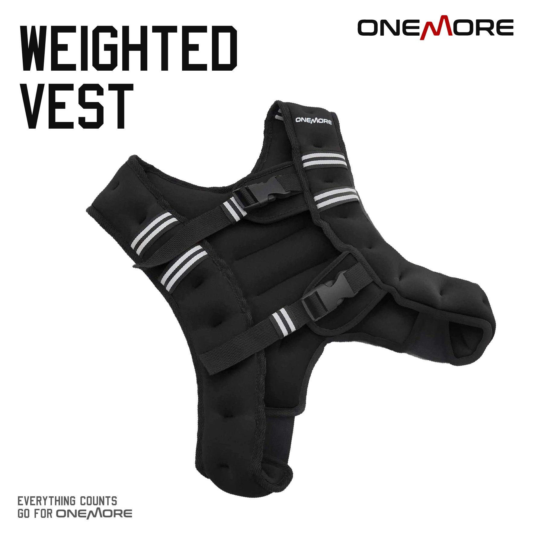ONE MORE Rompi Pemberat 10kg CrossFit Weighted Vest Lazada Indonesia
