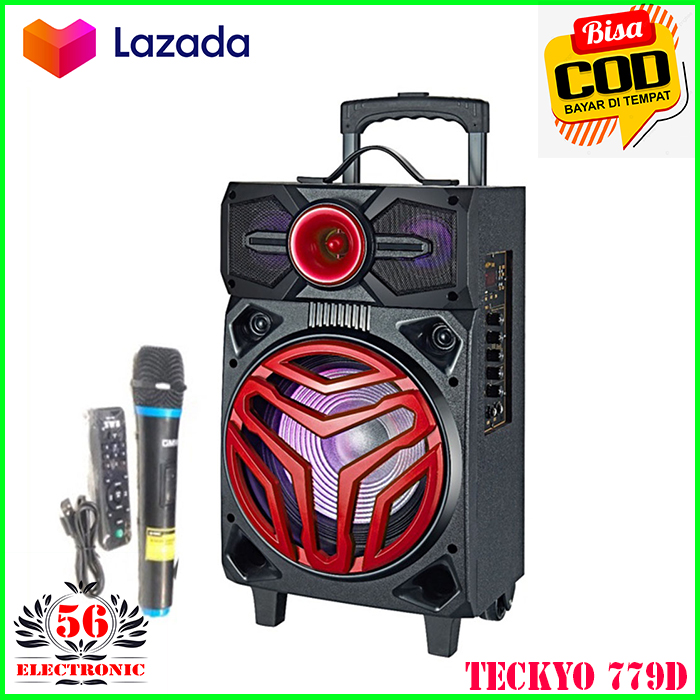 Speaker GMC Teckyo 779D 10 Inch Bluetooth Karaoke Extra Sound Lazada Indonesia