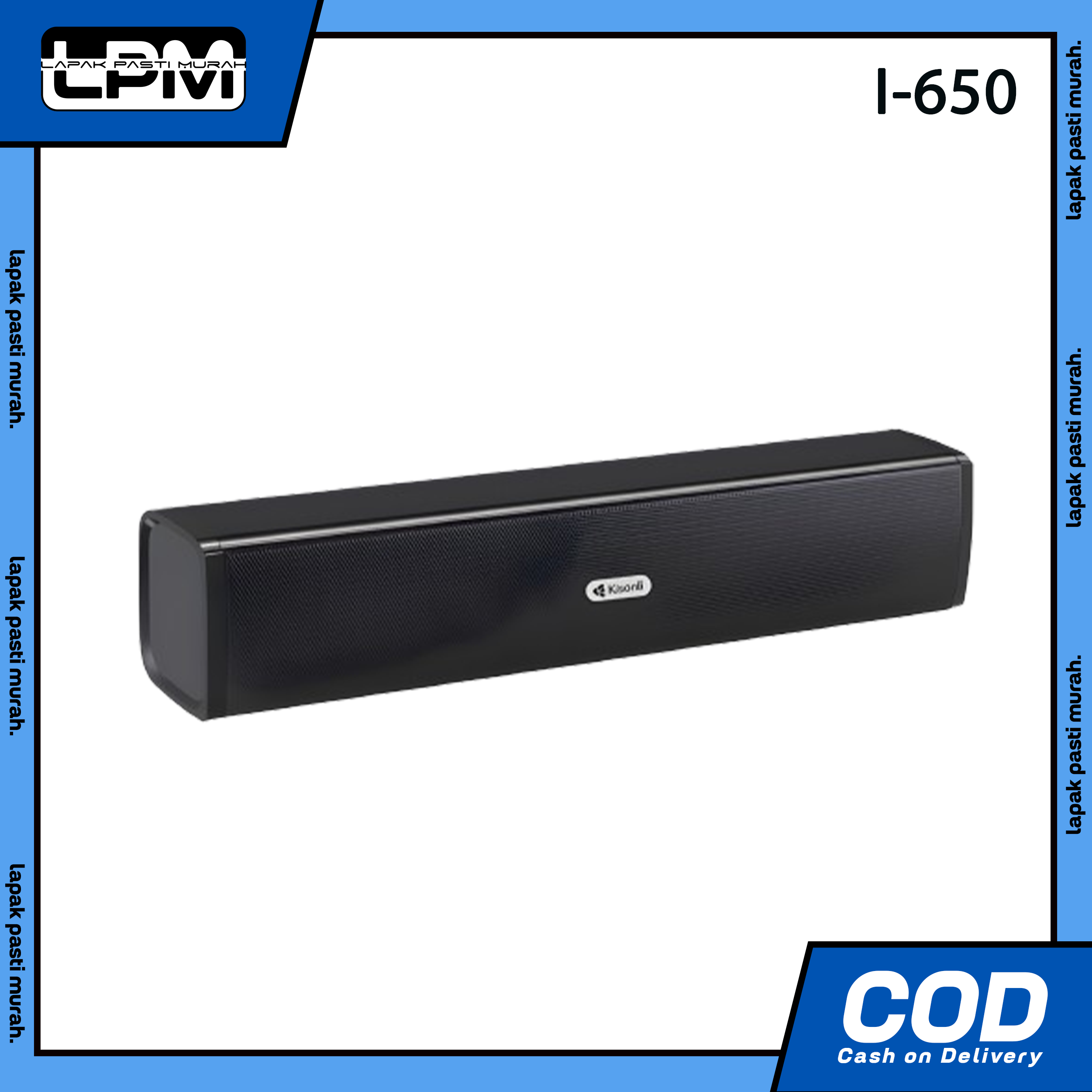 Speaker Laptop/Komputer KISONLI I-650 USB Plug AUX With Volume