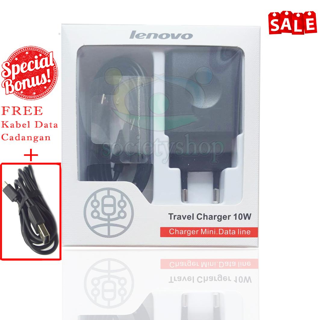 PROMO HEMAT Charger Casan Lenovo 2A Original - Lenovo Vibe S1 Shot S1 K3 K4 Note K5 Plus K6 Smart Cast hp Lenofo A7000 A6000 A6010 bonus kabel