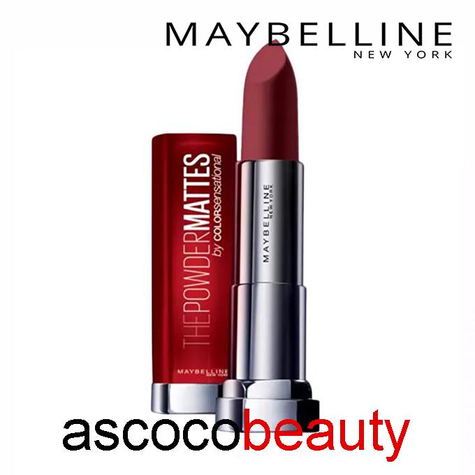 MAYBELLINE COLOR SENSATIONAL POWDER MATTE LIPSTICK - Plum Perfect