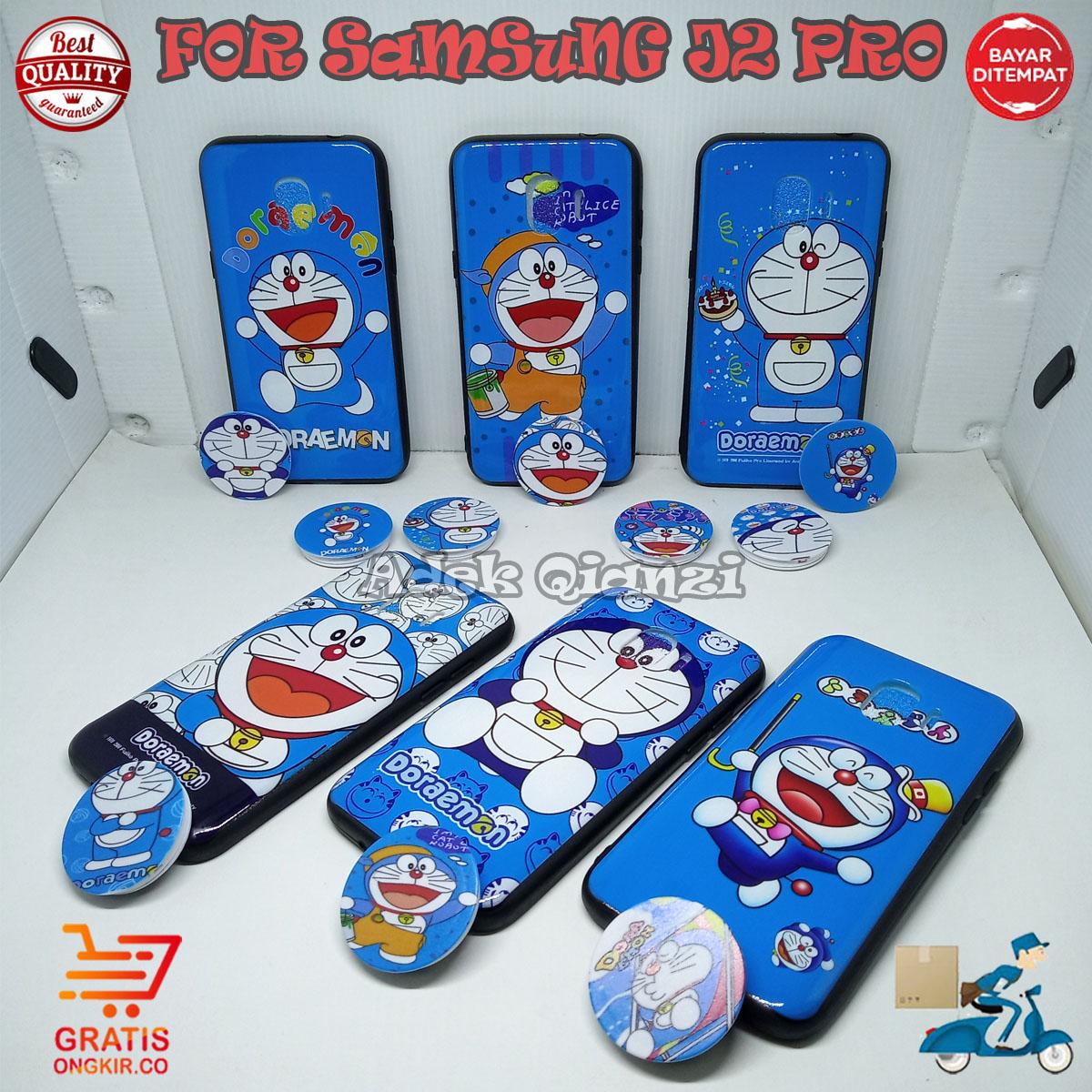 Sofcase Casing Karakter Kartun Doraemon Lucu 3d Free Popsocket