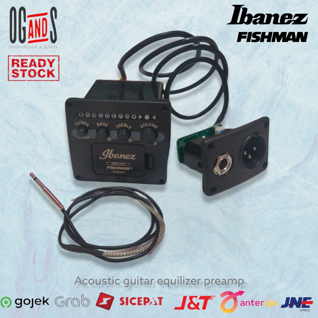 Ibanez AEQ Preamp EQ Equilizer Gitar Akustik Tuner / SP2 Lazada