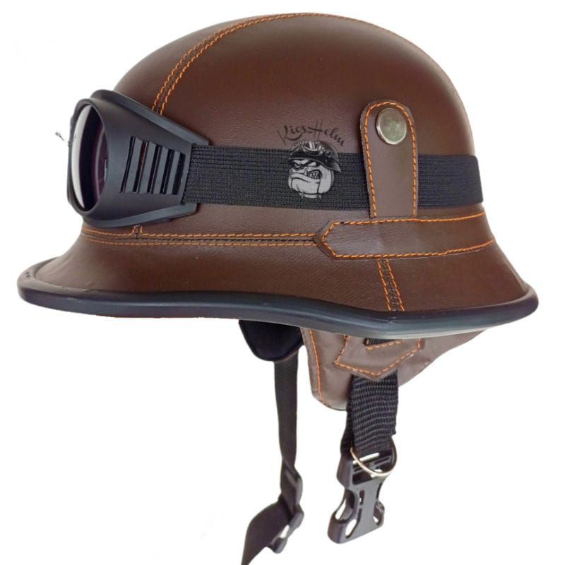 Helem Helm Retro Jadul Nazi Nazy Chip Milenial Tentara Jerman Kulit