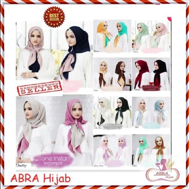 Hijab Khimar / Kerudung Pashmina Instan Motif / Jilbab Terbaru - AJJ / DZA Laris Fashion