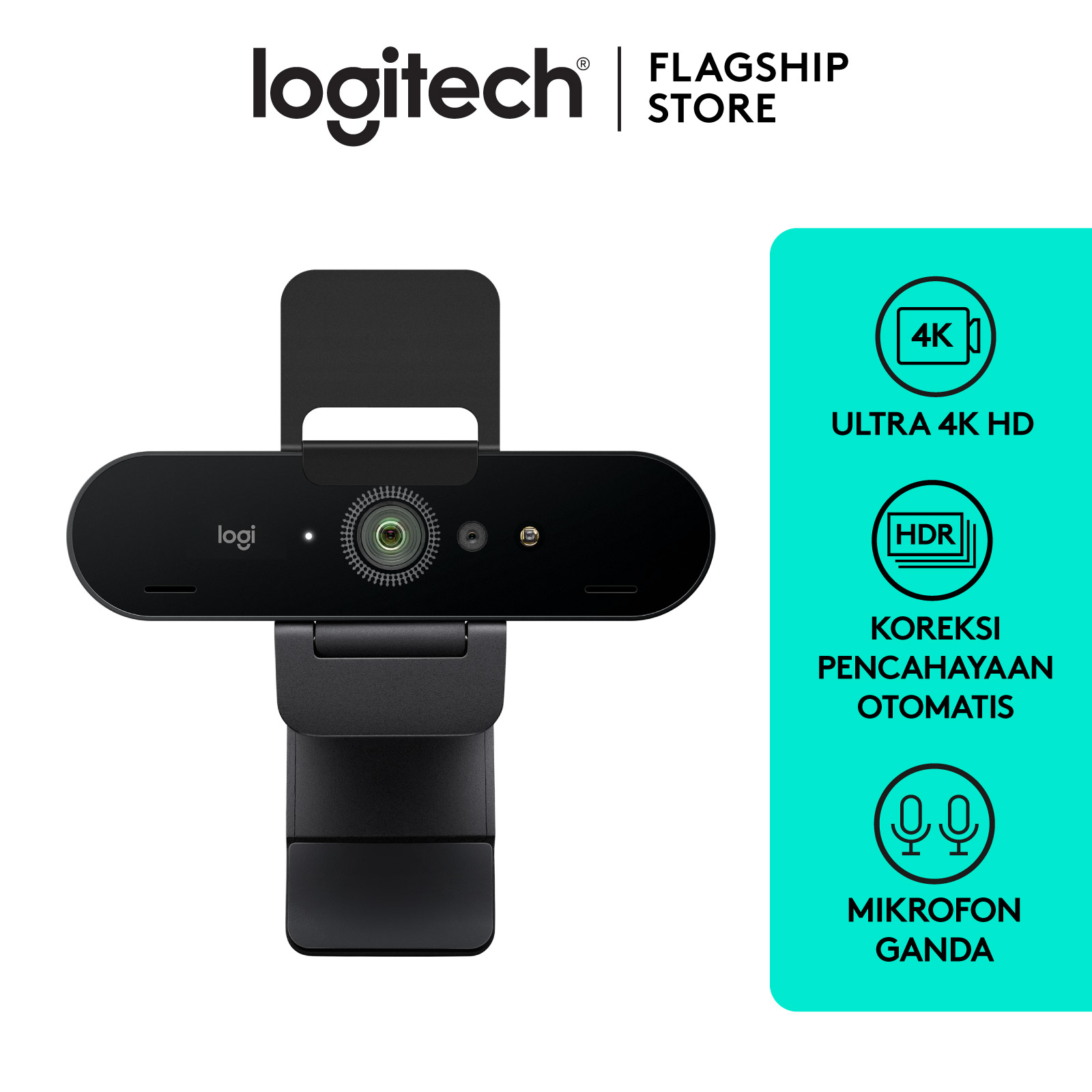 Logitech Brio 4K Webcam Stream Edition | Lazada Indonesia