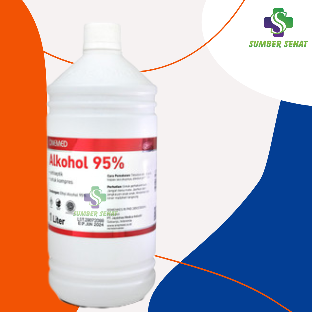 ALKOHOL 95% 1 LITER ONEMED | Lazada Indonesia