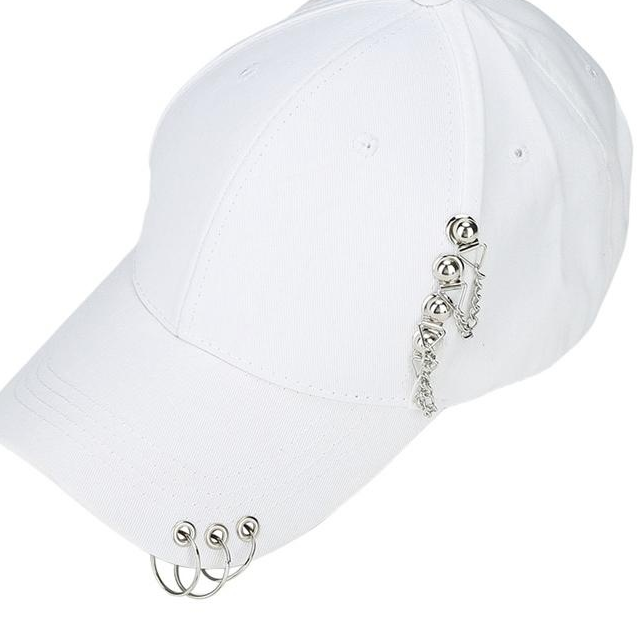 Baseball Caps Gaya Korea Ring Rantai 