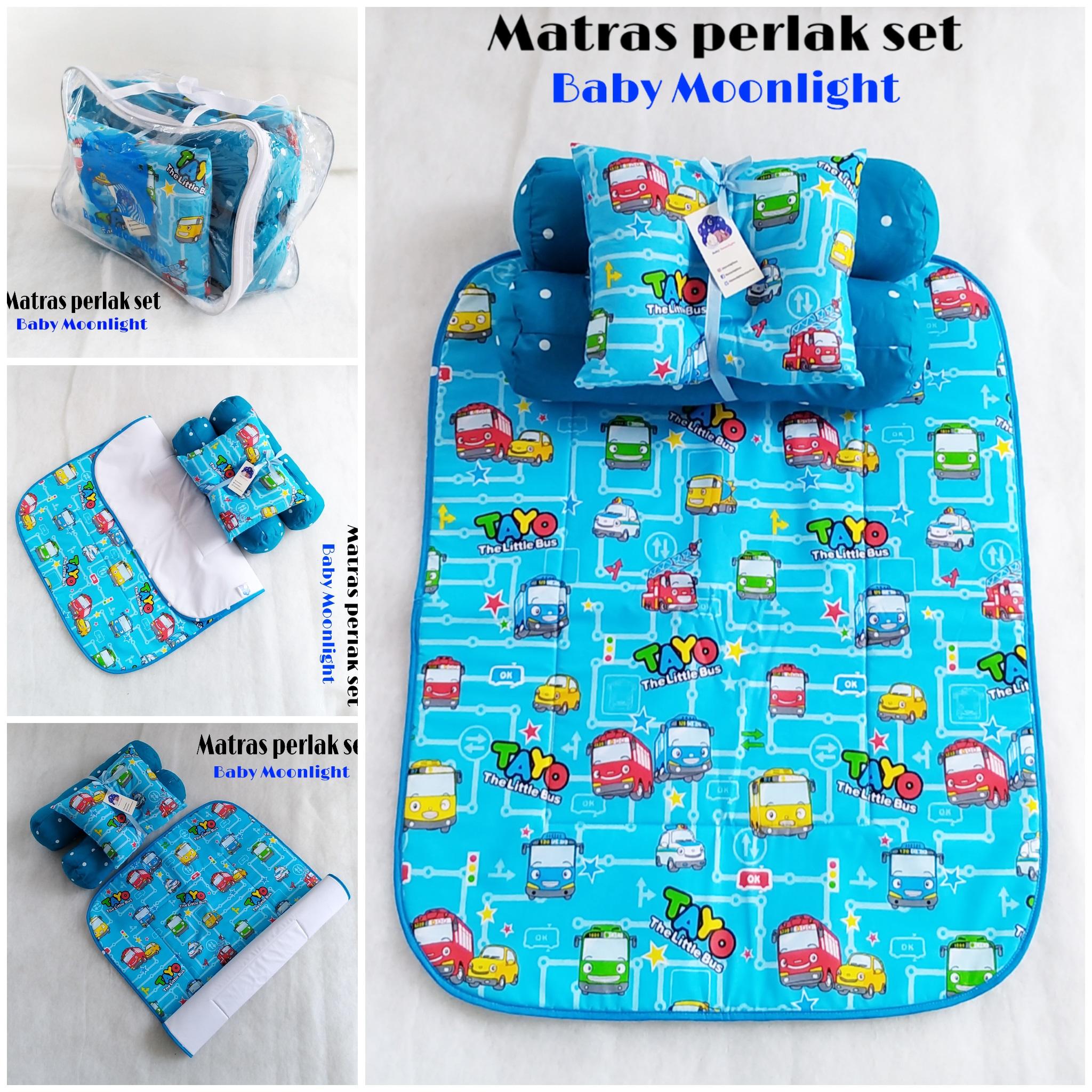 Matras Perlak Baby Set - Tayo Blue