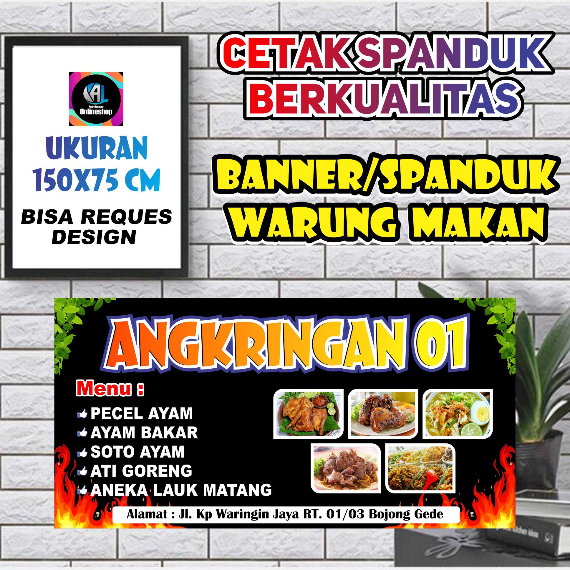 Banner, Spanduk Angkringan 01 A | Lazada Indonesia