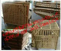 Promo Kandang Bambu Knockdown Model Kotak Untuk Ayam Unggas