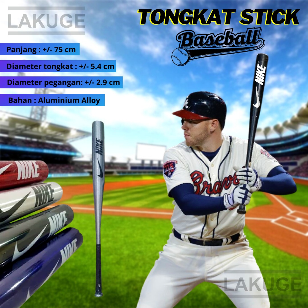 Stick Baseball Stick Tongkat Pemukul Alumunium Nike Lazada Indonesia